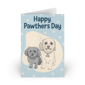 Happy Pawthers Day Card, Best Dog Dad Fathers Day Card, Cute Happy Pawther's Day Gift, From Dog, Dogfather Father's Day Card, Doggy Daddy