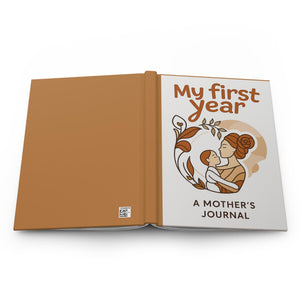 Mother's Day Journal, Personalized Motherhood Keepsake, First Mother's Day Gift, Custom Journal, Gift Idea, New Mother,