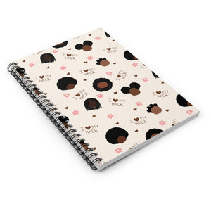 I Love My Hair Spiral Notebook | Cute Journaling, Gift for Friends, Natural Hair Afro Art, Black Girl Magic, BLM, Black Woman