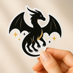 Dragon Sticker, Fourth Wing Sticker, Onyx Storm Sticker, Xayden, Violet, Basgiath War, Bookish Gift for Readers, Romantasy