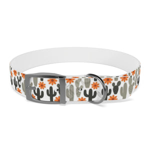 Personalized Desert Cacti Dog Collar, Adjustable Pet Accessory, Unique Dog Gear, Stylish Dog Necklace, Cactus Dog Collar, Gift for Dog Lover