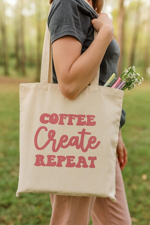 Coffee Business Owner Cotton Canvas Tote Bag, Eco-Friendly Shopper, Gift for Entrepreneurs, Market Bag, Personalized Tote, Shop Small