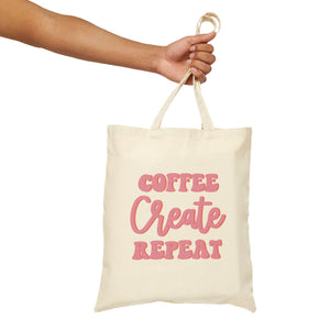 Coffee Business Owner Cotton Canvas Tote Bag, Eco-Friendly Shopper, Gift for Entrepreneurs, Market Bag, Personalized Tote, Shop Small