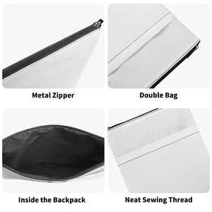 Taurus Seamless Pattern Printed Fabric Custom Book Sleeve Book Cover Protector with Zipper and Front Pocket