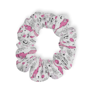 Mean Girls Halloween Scrunchie, Mean Girls Hair Accessory, Scrunchie Perfect for Halloween, Mean Girls Costume Party, Gift for Her, Hair Tie