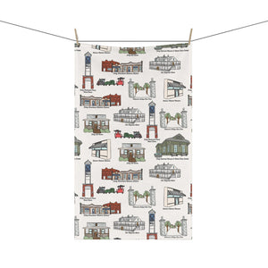 Foley Alabama Hand Towels | Cotton Kitchen Towel Set | Unique Home Decor | Housewarming Gift | Vintage Style Towels | Kitchen Linen