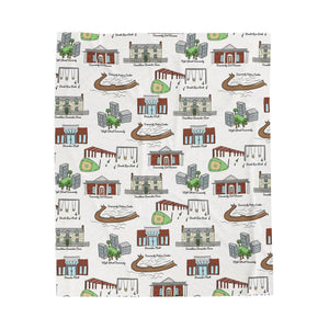 Dunwoody GA Velveteen Plush Blanket | Perfect for Home Decor, Gifting, Snuggle Nights, Travel, and Warmth
