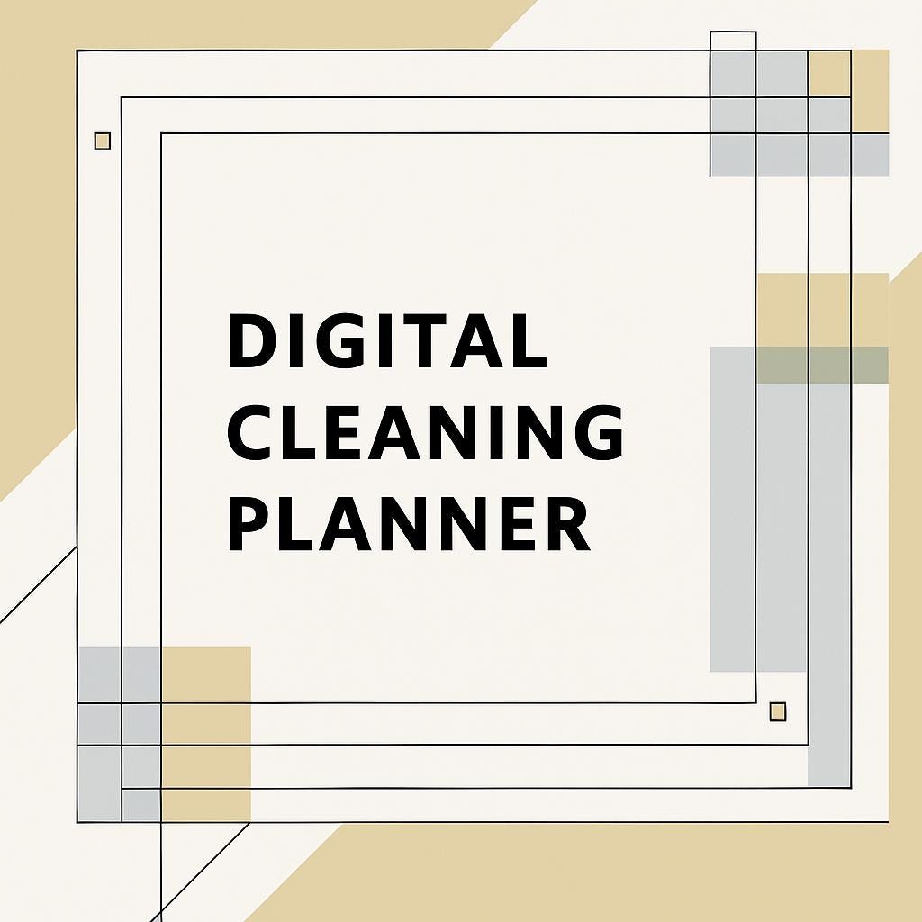 Cleaning Checklist Template for reMarkable 2 | Daily, Weekly, Monthly, Quarterly & Yearly Planner | Digital PDF for remarkable Tablet|