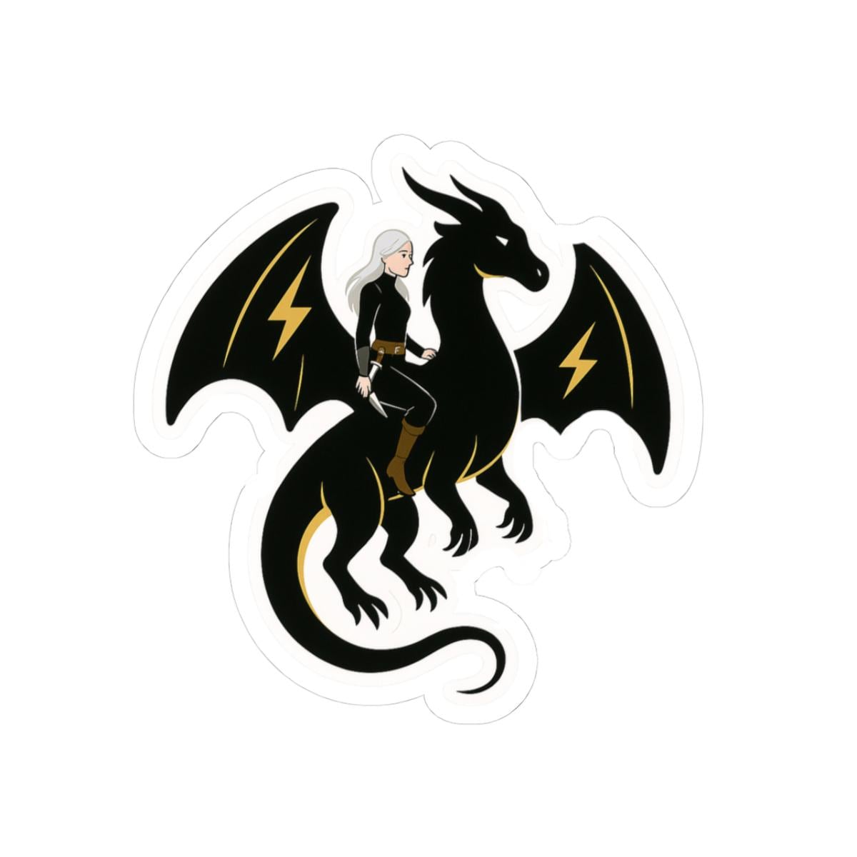 Wing Leader, Dragon Sticker, Fourth Wing Sticker, Onyx Storm Sticker, Xayden, Violet, Basgiath War, Bookish Gift for Readers, Romantasy,