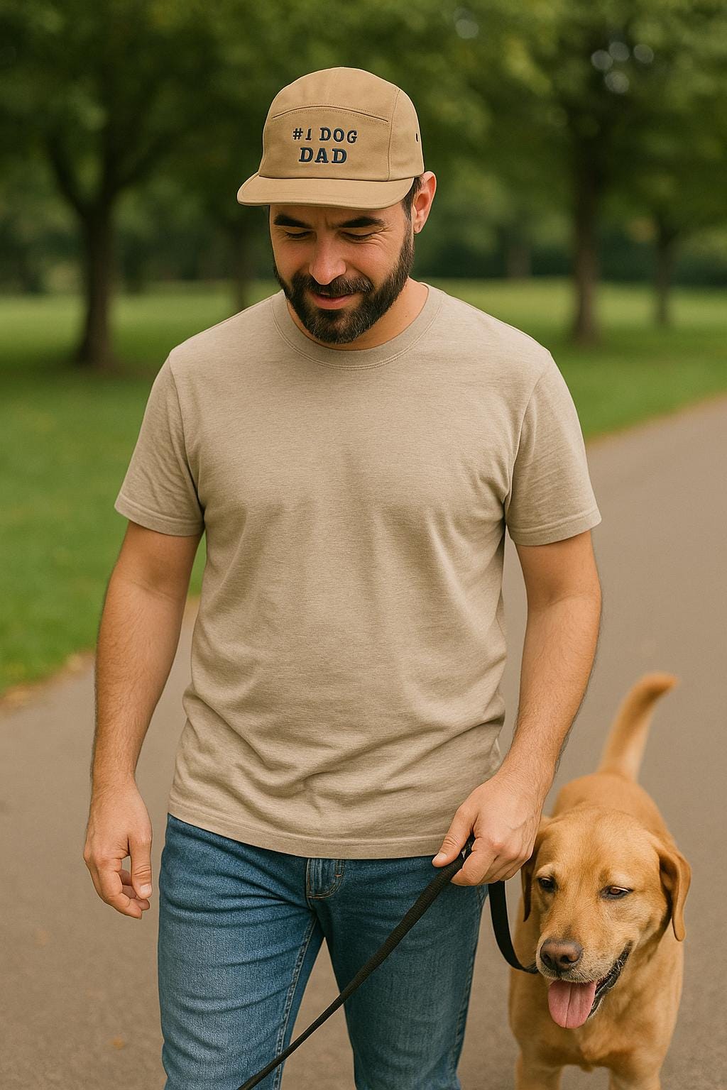 Dog Dad Embroidered Hat - Perfect Gift for Pet Lovers, Outdoor Activities, Father's Day, Gift for Him, Pawthers Day, Embroidered Hat