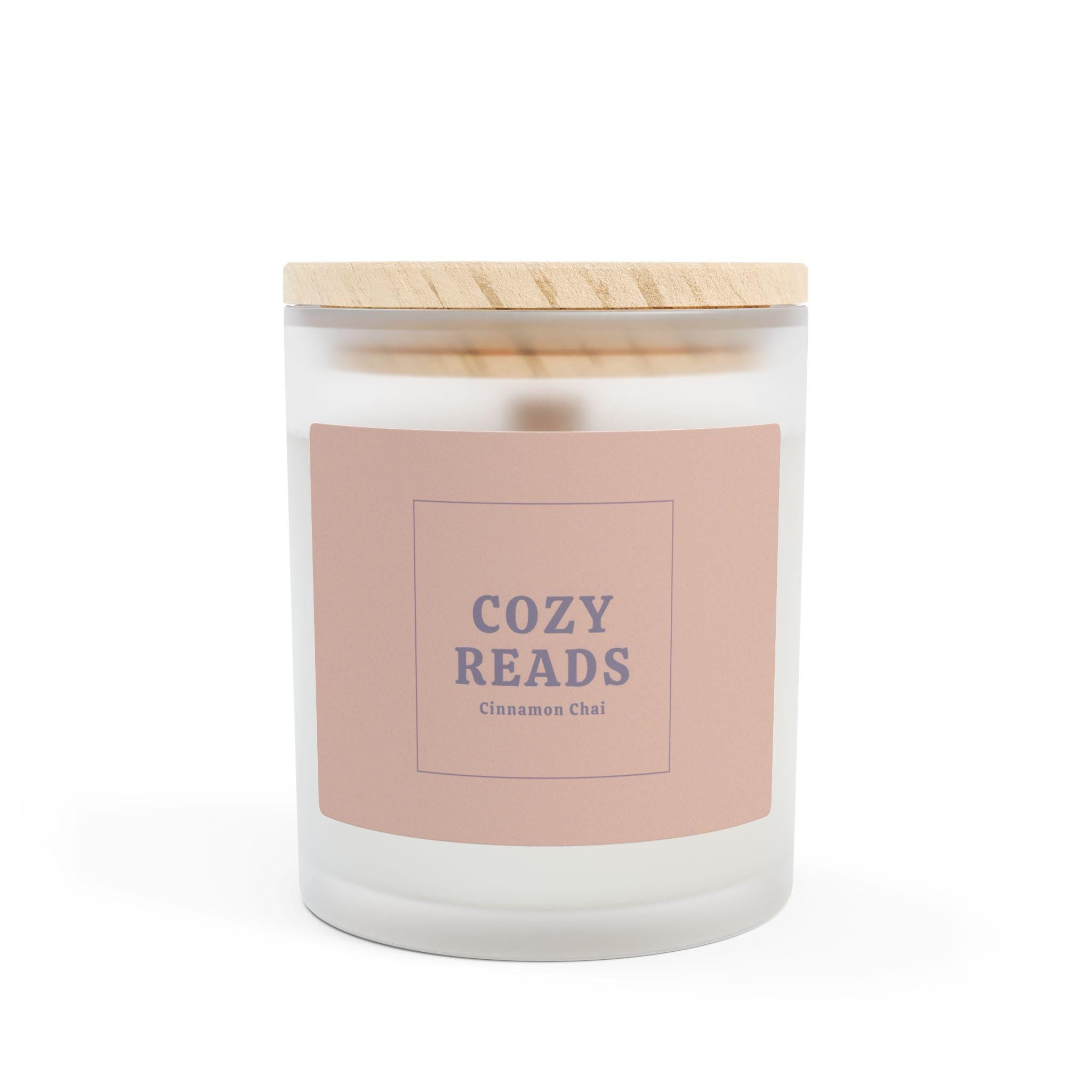 Cozy Reads Woodwick Bookish Romantasy Candle, Cinnamon and Chai Fourth Wing Ambiance, Home Decor, Gift for Book Lovers