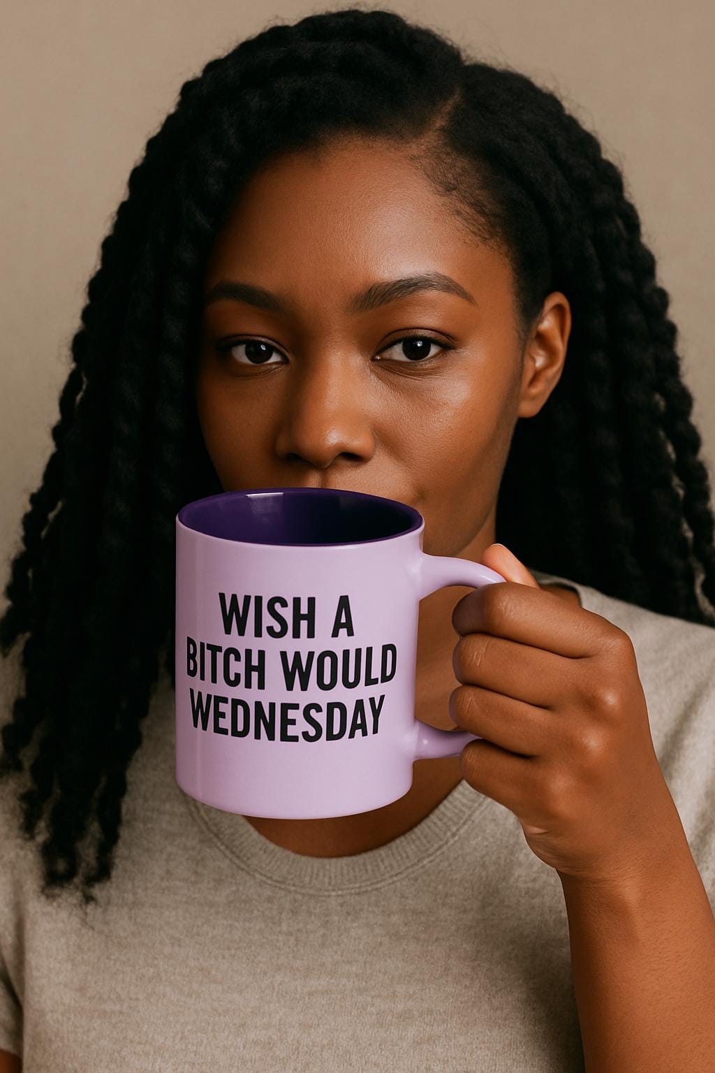 Sassy Coffee Mug - Funny 'Wish A Bitch Would Wednesday' Mug for Coffee Lovers, Gift for Best Friend, Office Humor, Motivational Mug