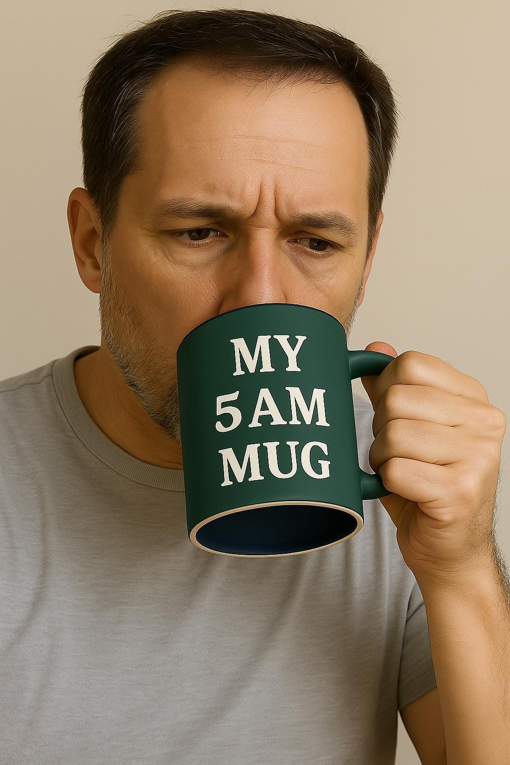 My 5 AM Dad Quote Mug, Sarcastic Fathers Day Gift, Gift for Him, Ceramic Tea Cup, Joke Gift for Dad, Grandfather Day Gift