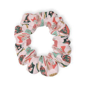 Charming Scrunchie - Cute Hair Accessory, Gift for Her, Fashionable Hair Tie, Festive Hairstyle, Everyday Wear