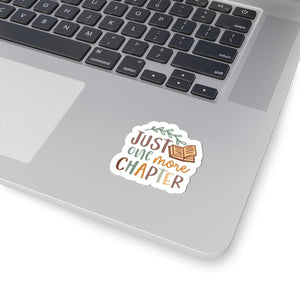 Just One More Sticker | Bookish Sticker | Bookworm | Kindle Sticker | Reader Gift for Her | Bookish Decal | Bookish Merch