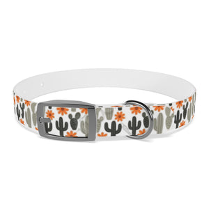 Personalized Desert Cacti Dog Collar, Adjustable Pet Accessory, Unique Dog Gear, Stylish Dog Necklace, Cactus Dog Collar, Gift for Dog Lover