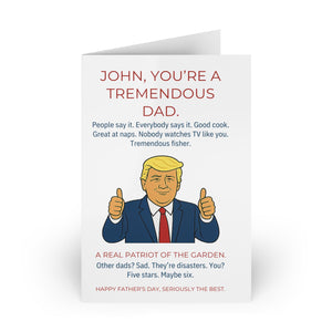 Funny President Fathers Day Card for Dad, Funny Fathers Day Card For Dad Grandad Husband , Dad Birthday, Card for Daddy Grandpa Grandfather