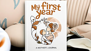 Mother's Day Journal, Personalized Motherhood Keepsake, First Mother's Day Gift, Custom Journal, Gift Idea, New Mother,