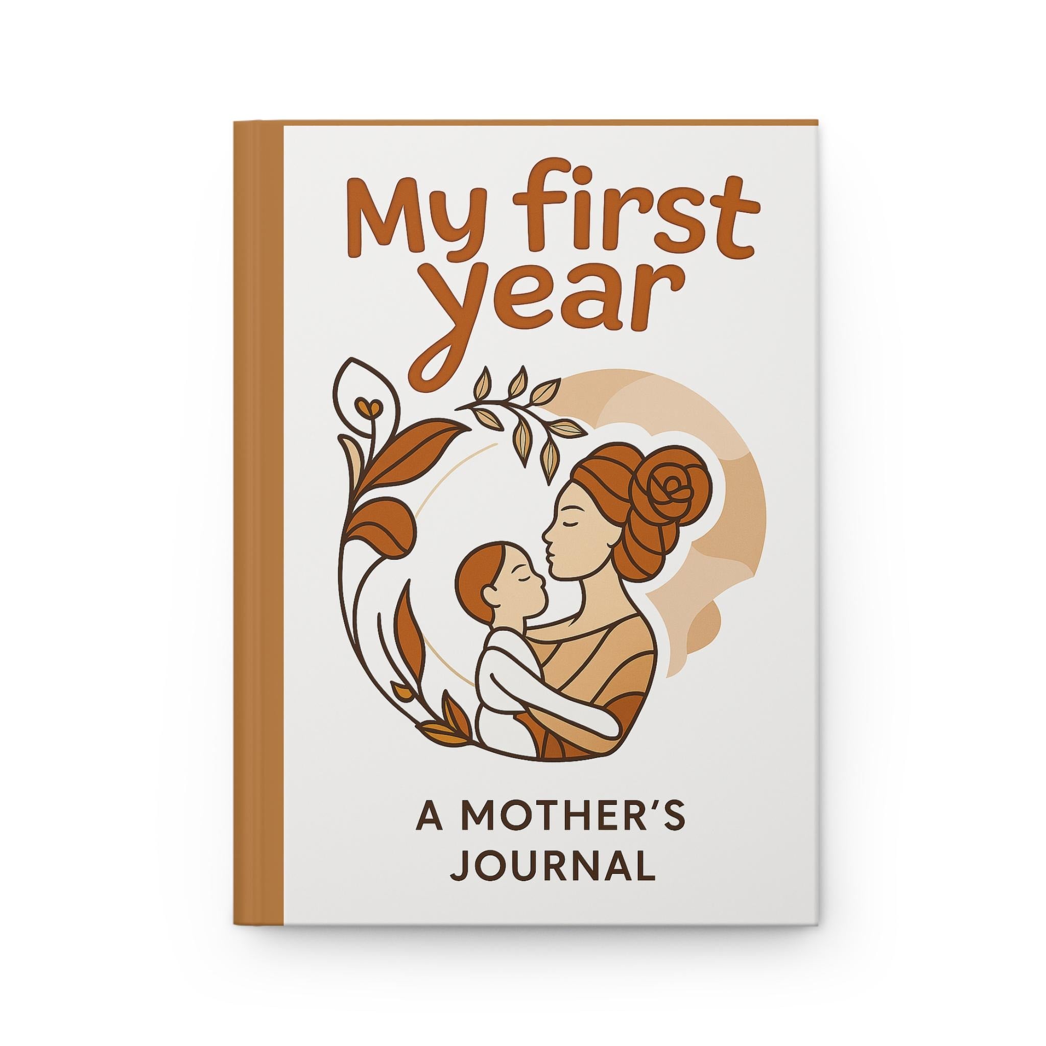 Mother's Day Journal, Personalized Motherhood Keepsake, First Mother's Day Gift, Custom Journal, Gift Idea, New Mother,