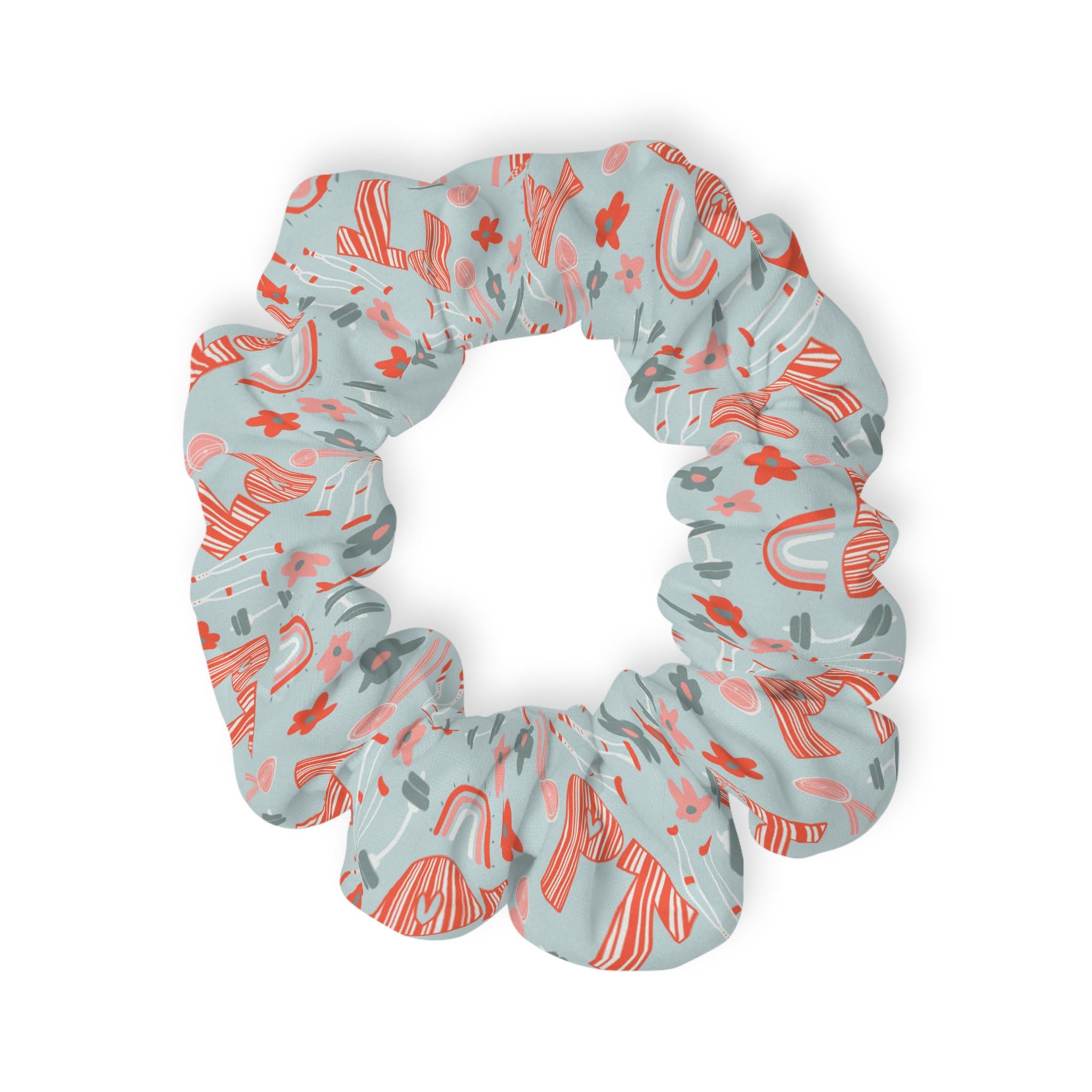 Physical Therapist Scrunchie, PT Gift for Her, Rehab Hair Tie, Cute Therapy Accessories, Physical Therapy Pattern, Scrunchies for PTs