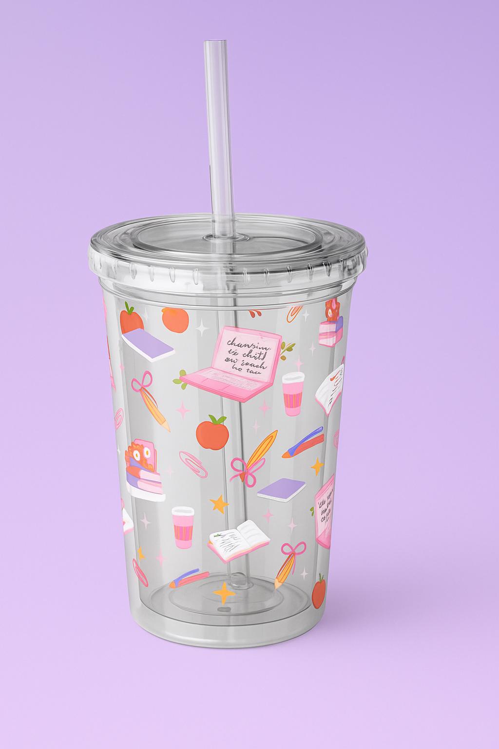 Nail Artist Tumbler, Beauty-Themed Libby Glass, Stylish Drinkware for Her, Gift for Nail Lovers, Esthetician Mug, Libbey Glass