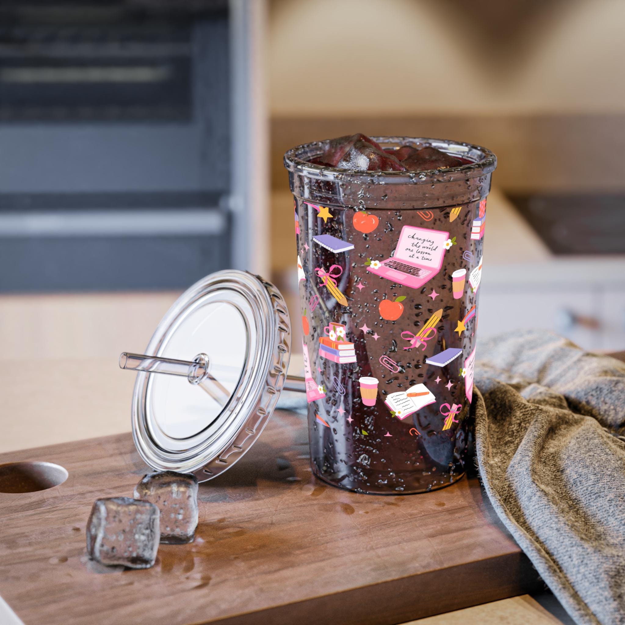 Nail Artist Tumbler, Beauty-Themed Libby Glass, Stylish Drinkware for Her, Gift for Nail Lovers, Esthetician Mug, Libbey Glass