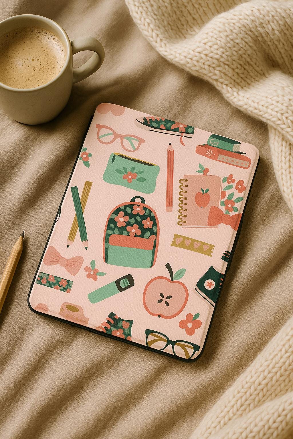 Cats, Bookish Kindle Personalized Cover Case Paperwhite 10, 11, 12th, Paperwhite 5, 6, 7th Case, Kindle basic 2024, E-reader Protective Case