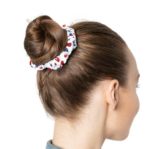 Hair Scrunchie, 4th of July Patriotic Hair Accessory, Festive Hair Tie, USA Themed Scrunchie, Holiday Hair Fashion, Independence Day Hair