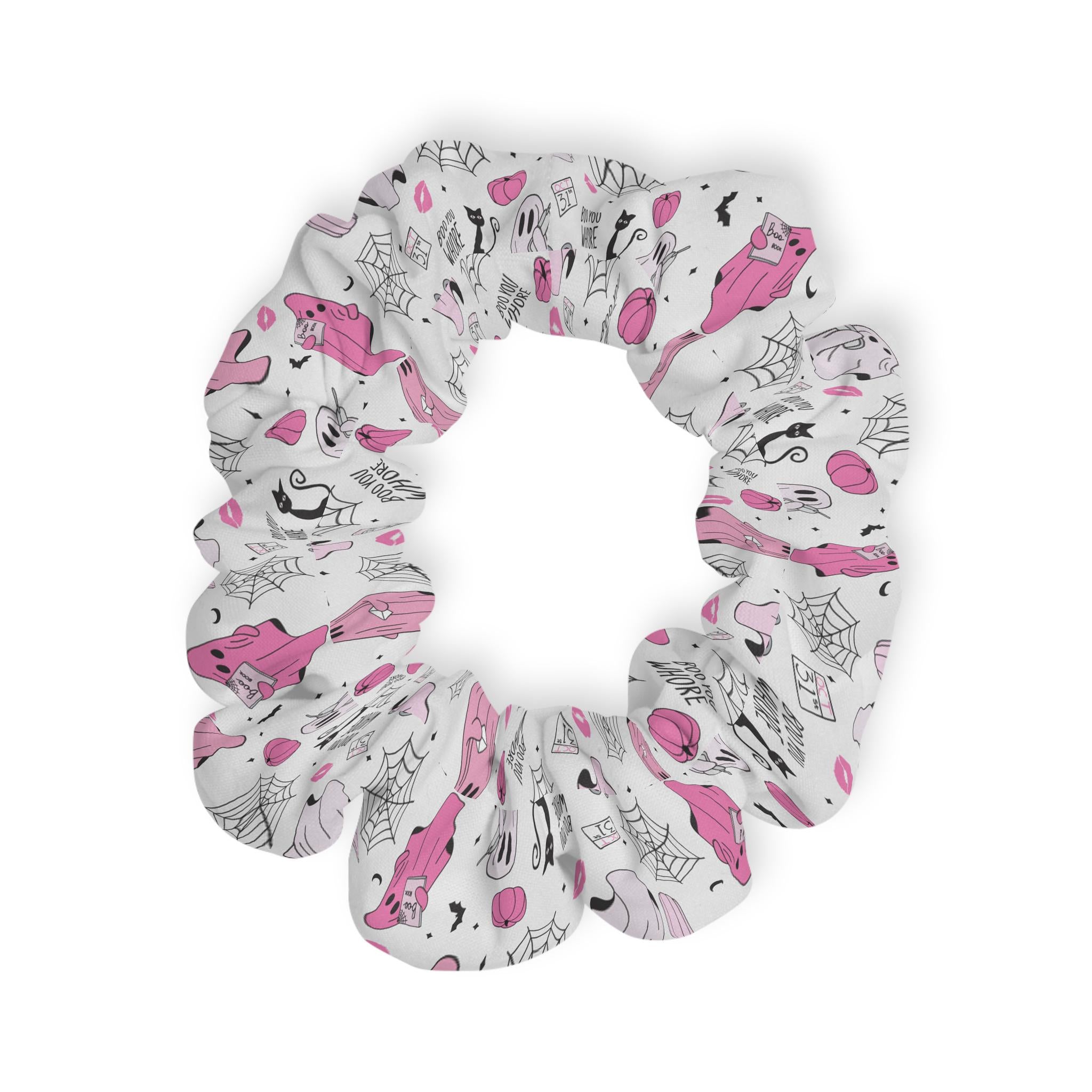 Mean Girls Halloween Scrunchie, Mean Girls Hair Accessory, Scrunchie Perfect for Halloween, Mean Girls Costume Party, Gift for Her, Hair Tie