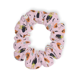 Cat Kitten Halloween Scrunchie, Cat Hair Accessory, Halloween Party Hair Tie, Fun Gift for Cat Lovers, Halloween Scrunchie, Cute Hair Tie