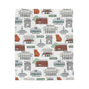 Marietta GA Velveteen Plush Blanket | Perfect for Home Decor, Gifting, Snuggle Nights, Travel, and Warmth