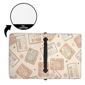 All-Over Print PU Bookish Babe Leather Book Cover or Book Sleeve With Pocket no Strap