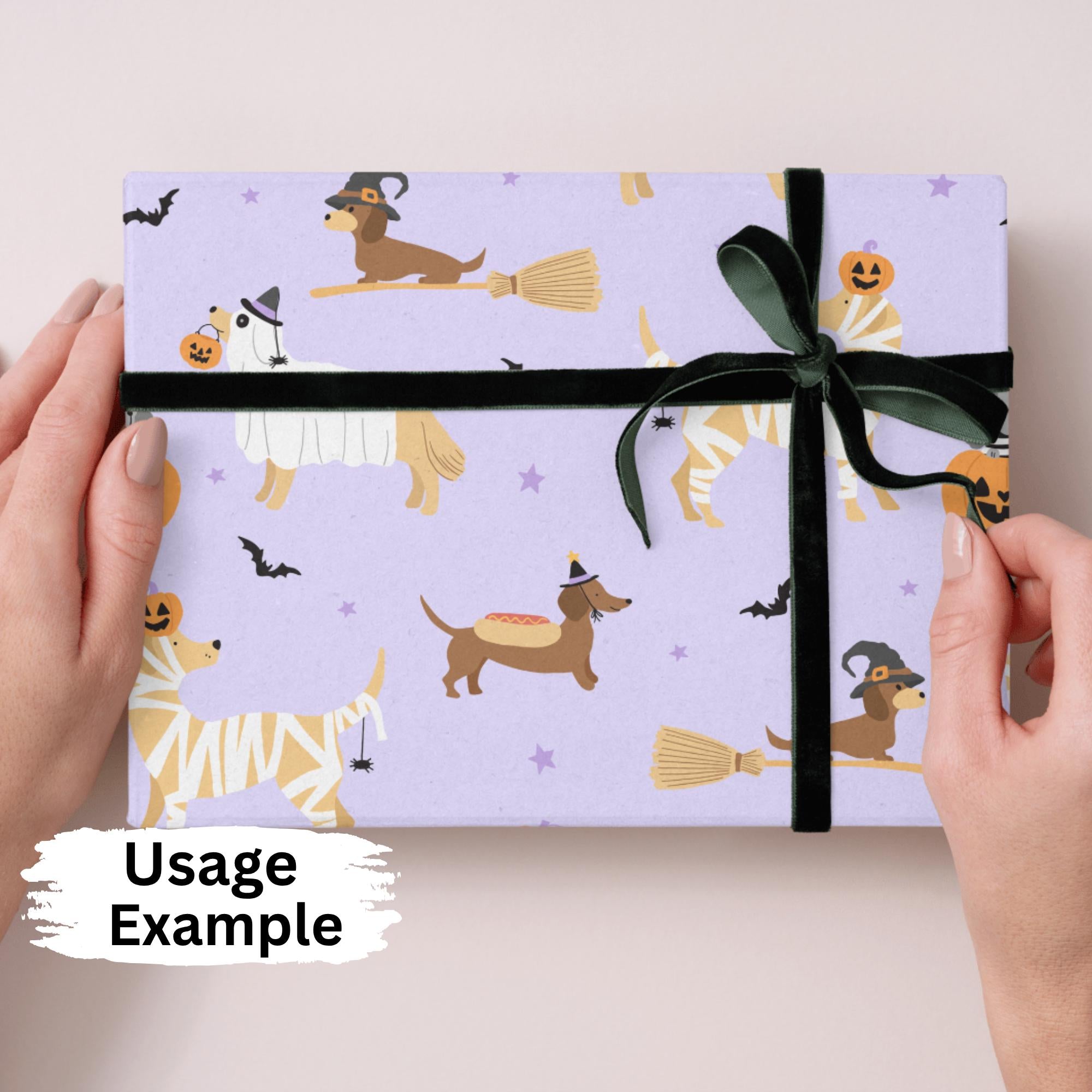 Cute Dog Halloween Seamless Pattern, Spooky Dog Pattern Design, Digital Fabric Seamless Design, Dog Lover Spooky Patchwork Seamless Design