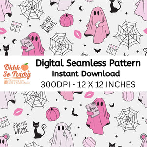 Mean Girls Seamless Pattern, Pink,Burn Book, Oct 3rd, Seamless File, Repeating Pattern, Fabric Pattern, Mean Girls Halloween, Digital Design