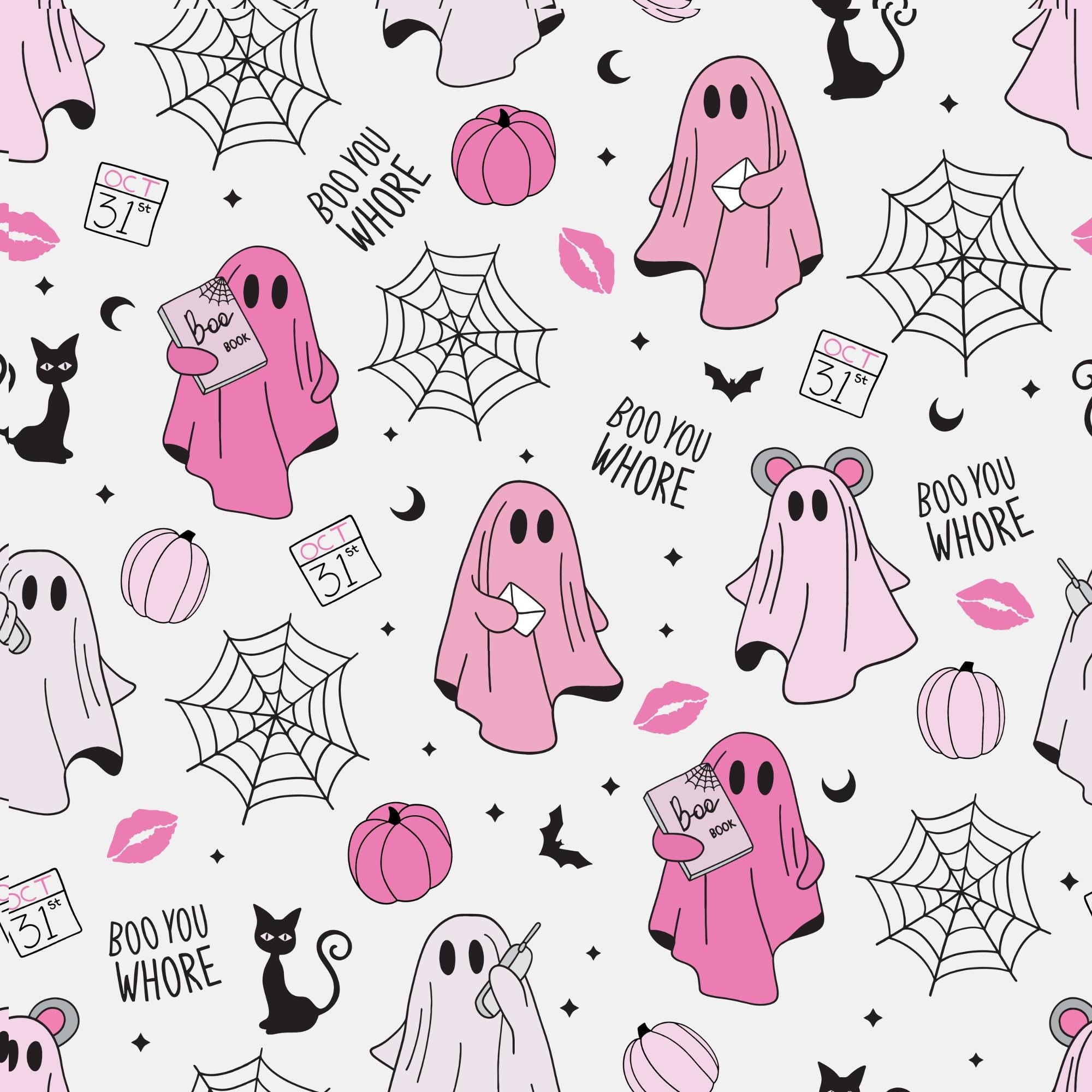 Mean Girls Seamless Pattern, Pink,Burn Book, Oct 3rd, Seamless File, Repeating Pattern, Fabric Pattern, Mean Girls Halloween, Digital Design