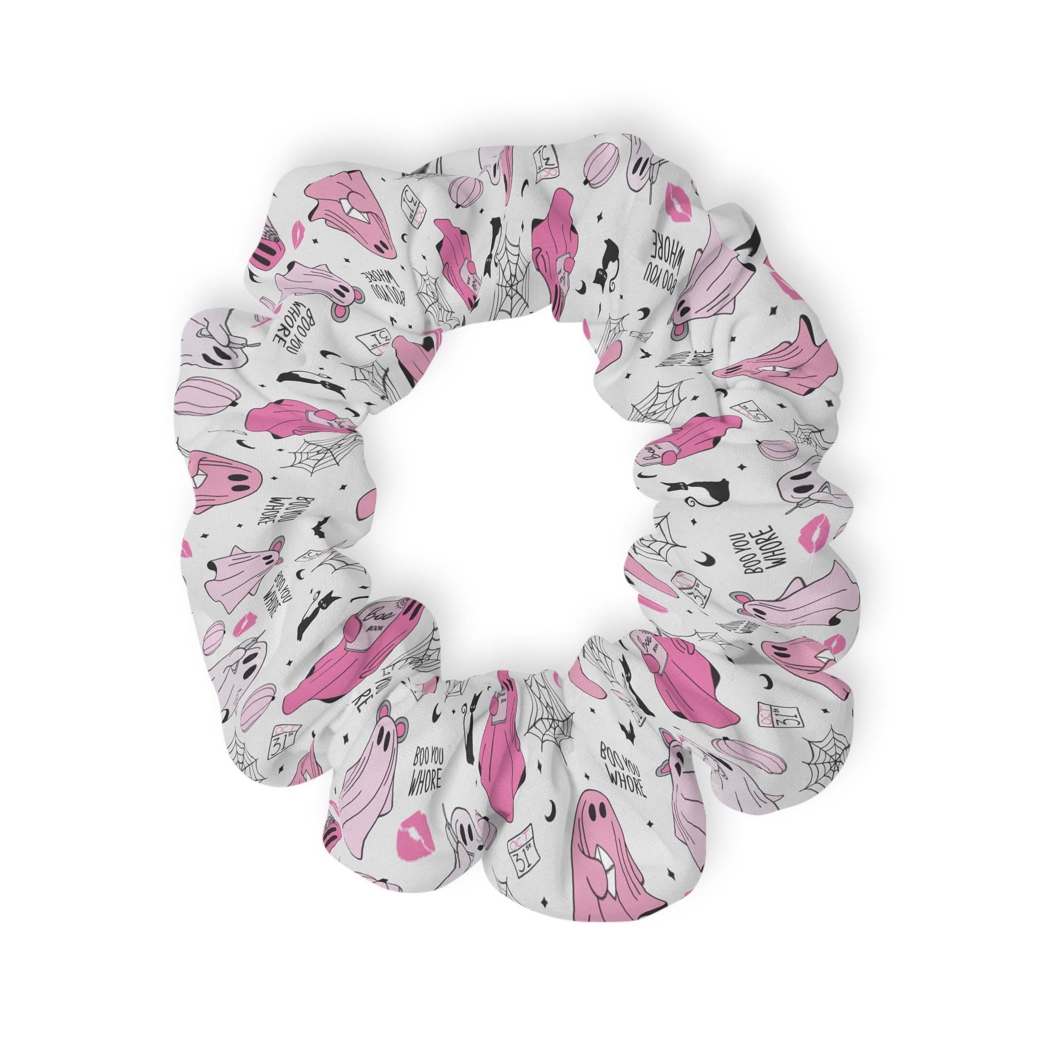 Mean Girls Halloween Scrunchie, Mean Girls Hair Accessory, Scrunchie Perfect for Halloween, Mean Girls Costume Party, Gift for Her, Hair Tie