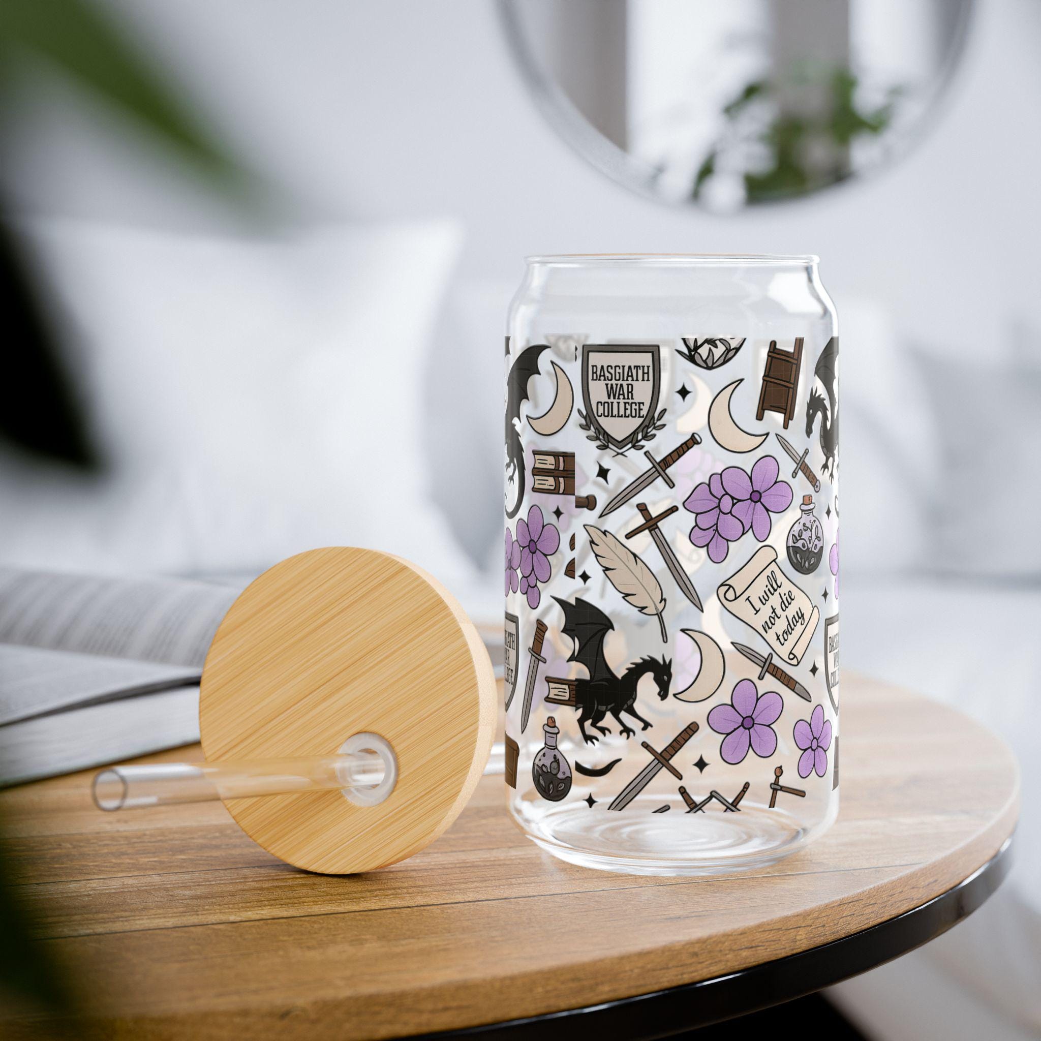 Fourth Wing Double-side Tumbler, Basgiath War College Cup, Dragon Rider Cup,Xaden Riorson,Riders Quadrant,Fantasy reader,Bookish Gift Idea