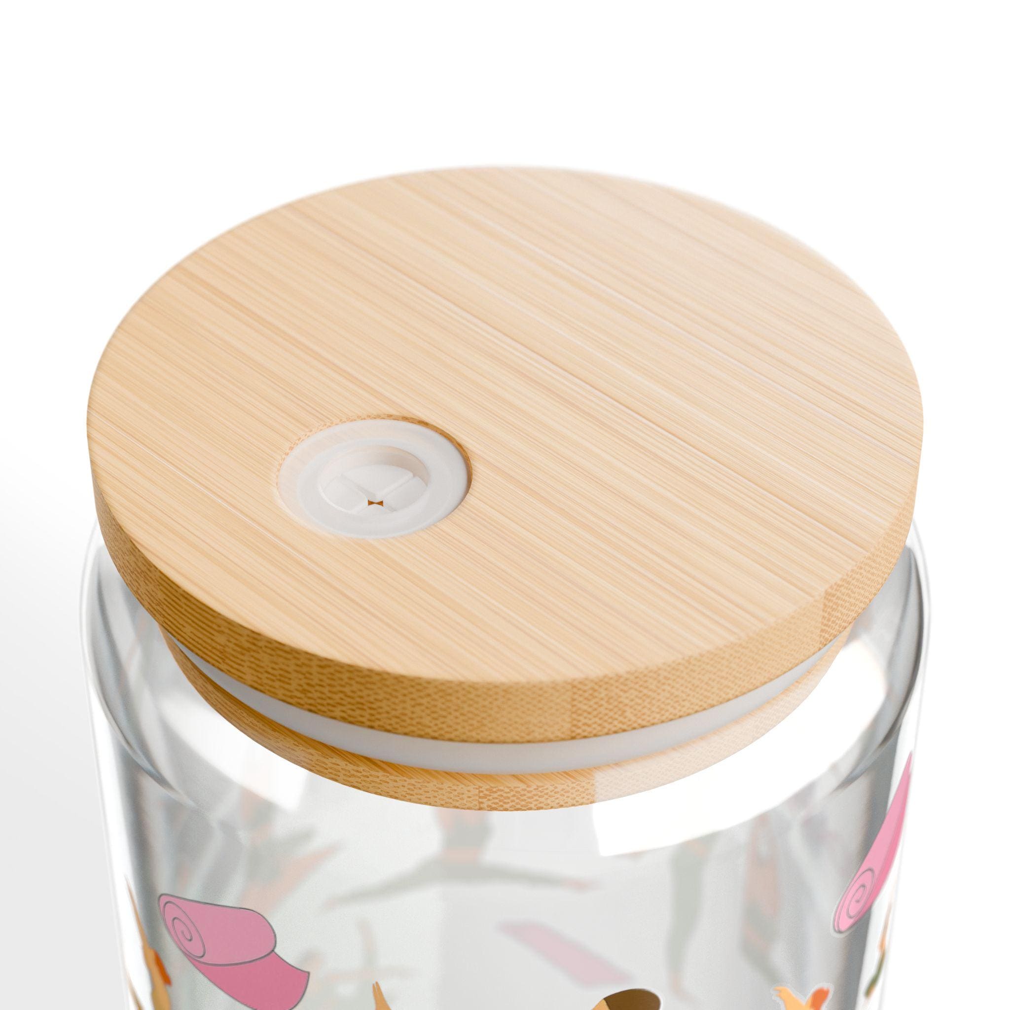 Pilates Gift, Personalized Pilates Gift, Custom Glass with Lid and Straw, Pilates Instructor Gift, Custom iced coffee glass, Pilates