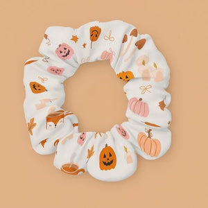 Halloween Scrunchie, Cute Hair Accessory, Festive Hair Tie, Seasonal Gift, Fall Fashion, Trick or Treat Style