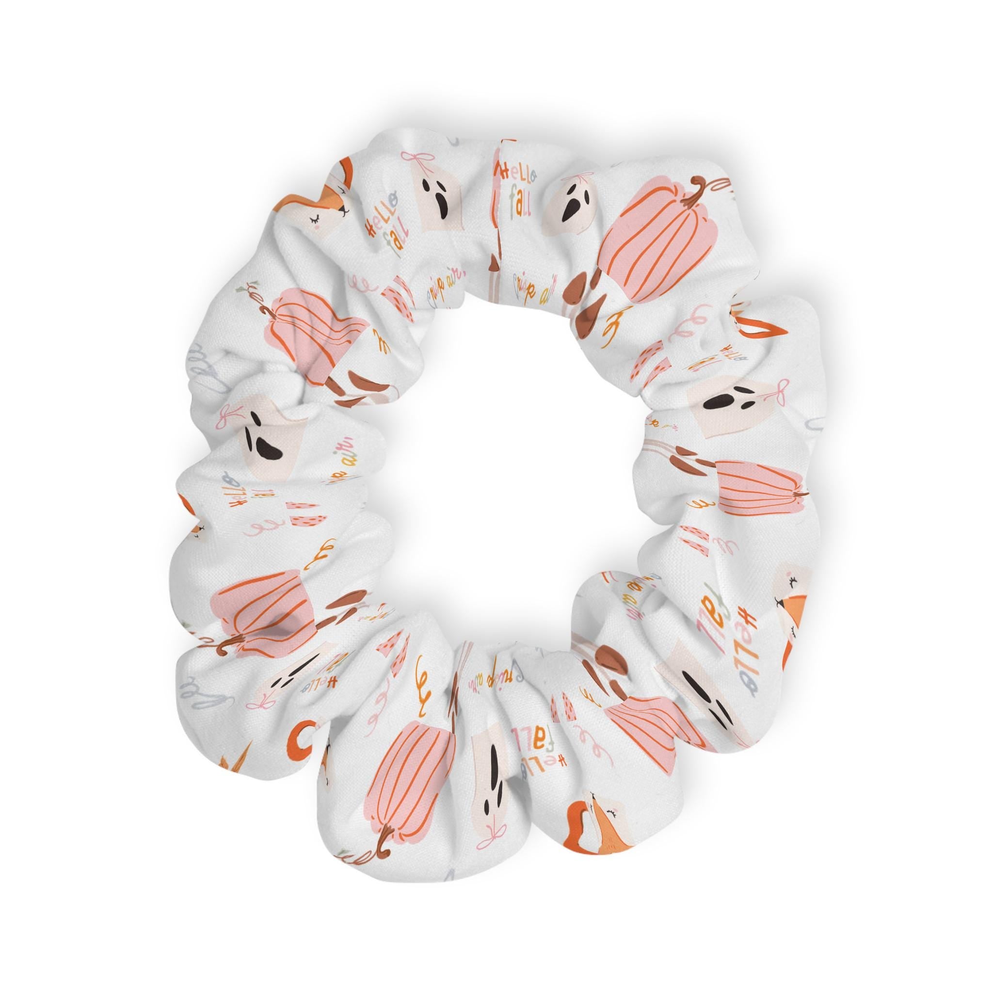 Halloween Scrunchie, Cute Hair Accessory, Festive Hair Tie, Seasonal Gift, Fall Fashion, Trick or Treat Style