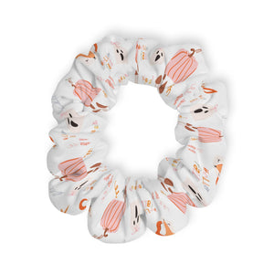 Halloween Scrunchie, Cute Hair Accessory, Festive Hair Tie, Seasonal Gift, Fall Fashion, Trick or Treat Style