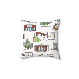 Dunwoody GA Decorative Pillow, Cozy Home Decor, Custom Throw Pillow, Unique Gift, City Lover's Accent Pillow