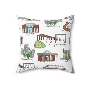 Dunwoody GA Decorative Pillow, Cozy Home Decor, Custom Throw Pillow, Unique Gift, City Lover's Accent Pillow