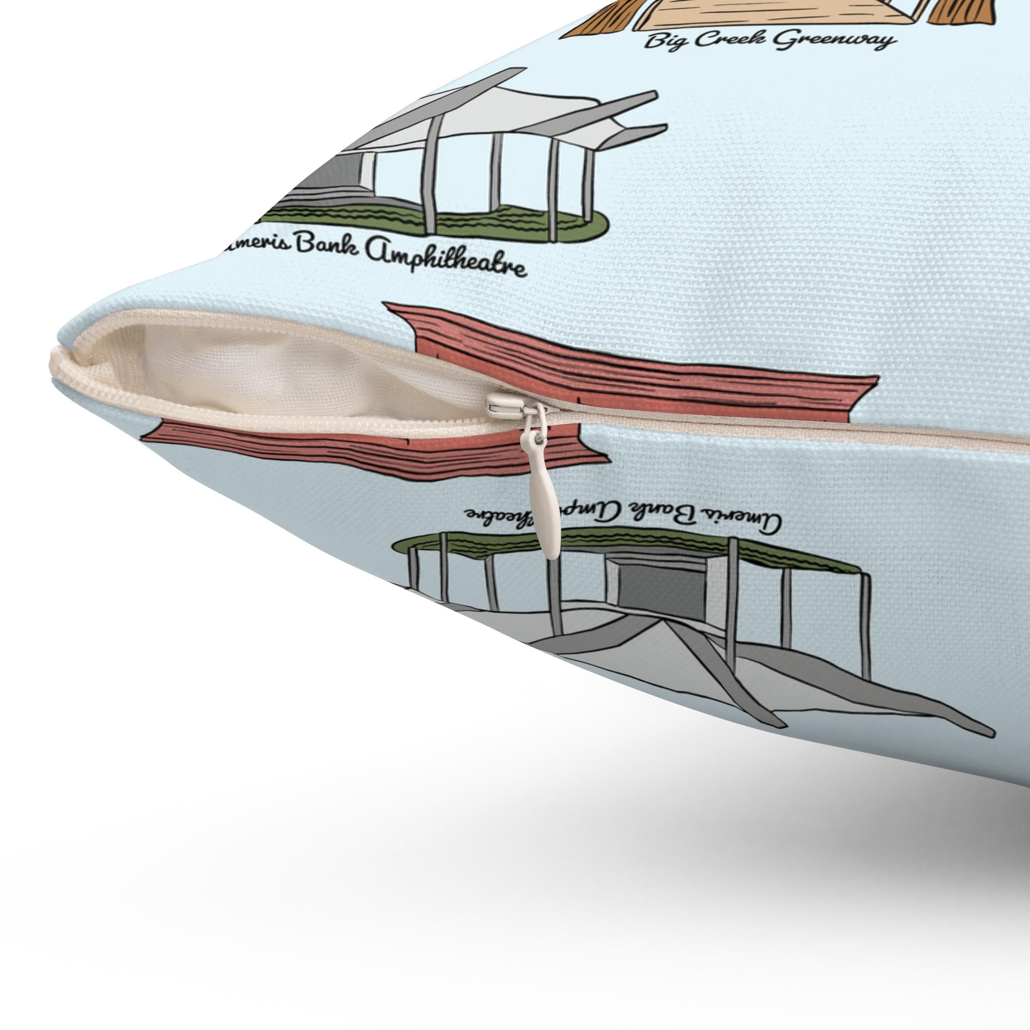 Alpharetta Georgia Pillow - Georgia Cozy Home Decor, Gift for Ocean Lovers, Pillow Cases for Living Room, Decorative